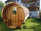 Fass-Sauna 1 60 m beheizt für 2 Personen Garten Sauna